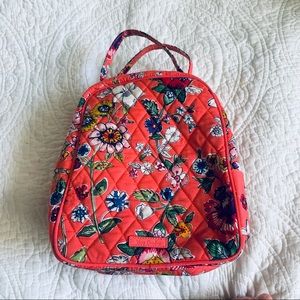 vera bradley practically new coral lunch bunch